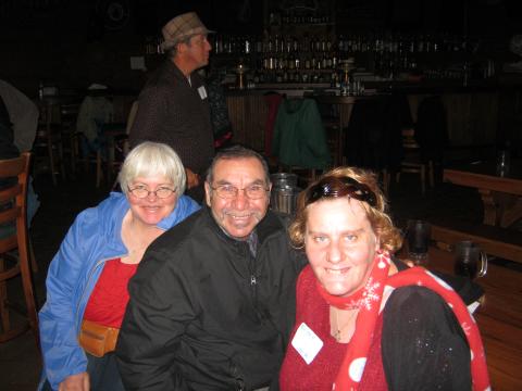 A group of 3 UCP members at the Halloween Leisure Club