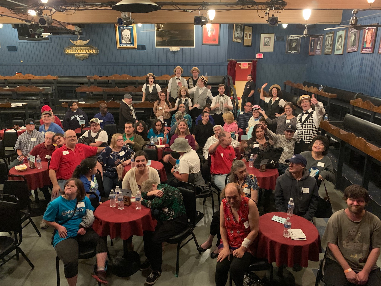 UCP Members and Volunteers at a Leisure Club Party